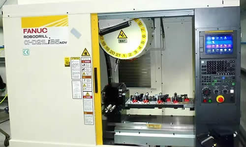 Fanuc Robodrill a-D21LiB5 ADV fitted with Renishaw Probing